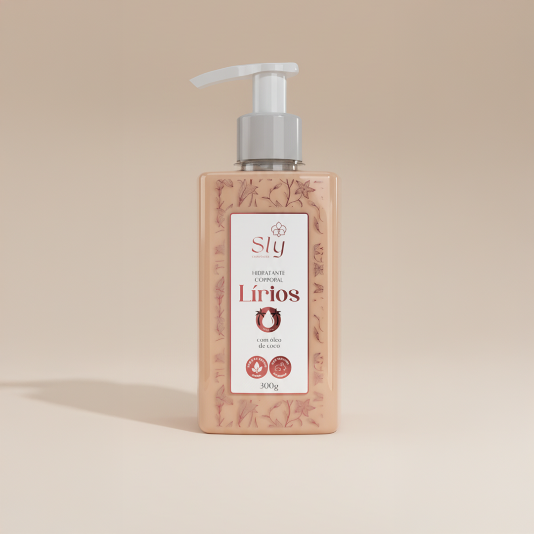 Hidratante Corporal Lírios – Sly Cosméticos - 300g